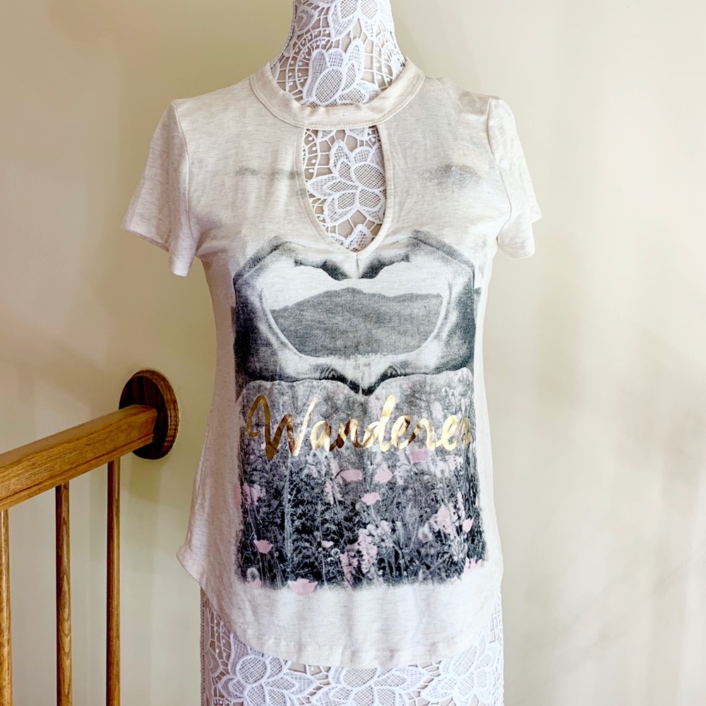 Self esteem junior graphic choker Tee with choker